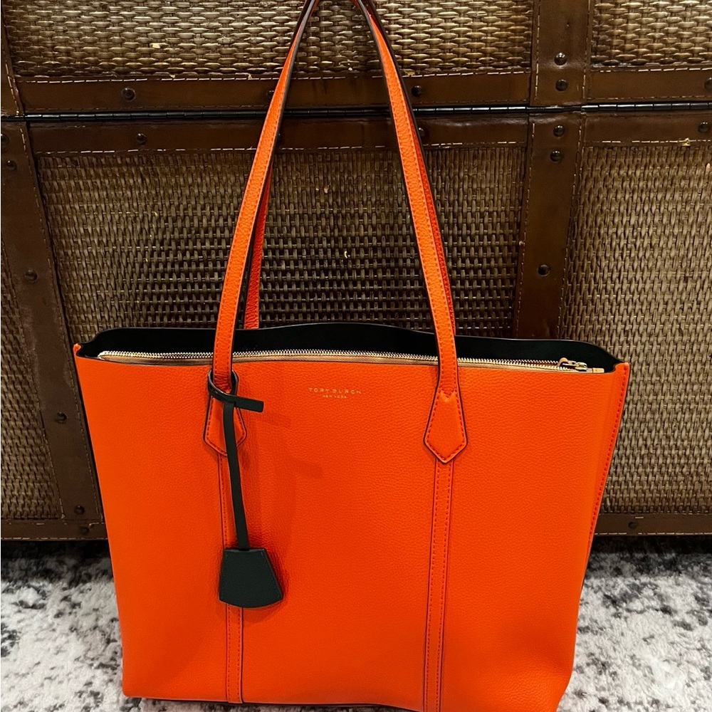 Tory Burch Vibrant Orange Tote